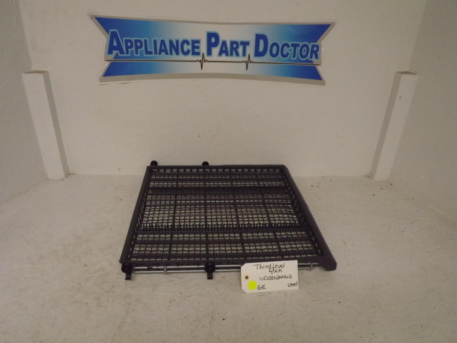 GE Dishwasher WD28X24462 Third Level Rack Used GE Dishwasher WD28X24462 Third Level Rack Used